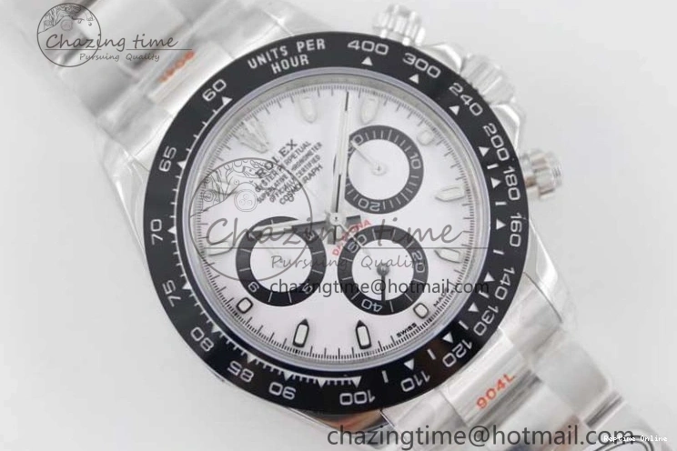 0120 ModernLook Daytona 116500 SS TWF 1:1 Best Edition 904L Steel White Dial on SS Bracelet A 2408